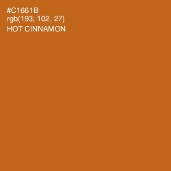#C1661B - Hot Cinnamon Color Image