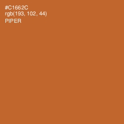 #C1662C - Piper Color Image