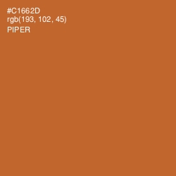 #C1662D - Piper Color Image