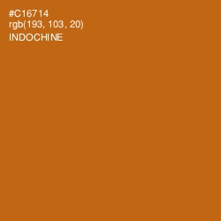 #C16714 - Indochine Color Image