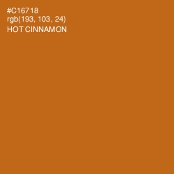 #C16718 - Hot Cinnamon Color Image