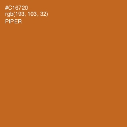 #C16720 - Piper Color Image