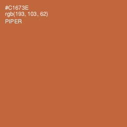 #C1673E - Piper Color Image