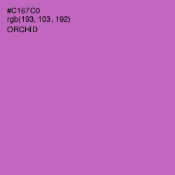 #C167C0 - Orchid Color Image