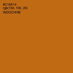 #C16A14 - Indochine Color Image