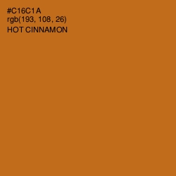 #C16C1A - Hot Cinnamon Color Image