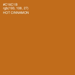 #C16C1B - Hot Cinnamon Color Image