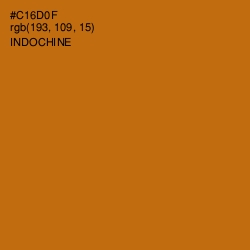 #C16D0F - Indochine Color Image