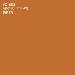 #C16E31 - Piper Color Image