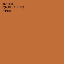 #C16E39 - Piper Color Image