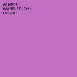 #C16FC5 - Orchid Color Image