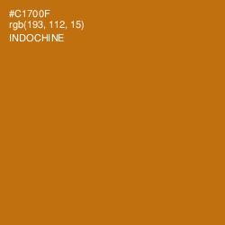 #C1700F - Indochine Color Image