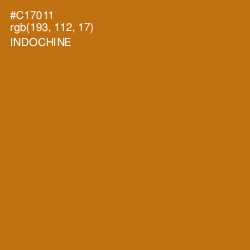 #C17011 - Indochine Color Image