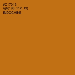 #C17013 - Indochine Color Image