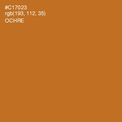 #C17023 - Ochre Color Image