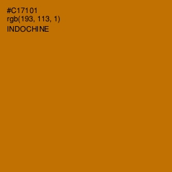 #C17101 - Indochine Color Image