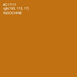 #C17111 - Indochine Color Image