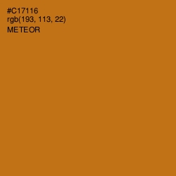 #C17116 - Meteor Color Image