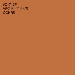#C1713F - Ochre Color Image