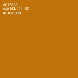 #C1720A - Indochine Color Image