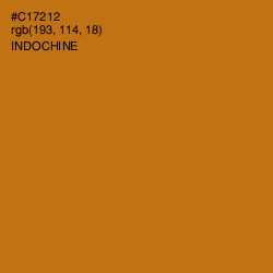 #C17212 - Indochine Color Image