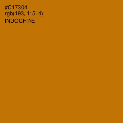 #C17304 - Indochine Color Image