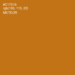 #C17316 - Meteor Color Image