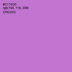 #C174D0 - Orchid Color Image