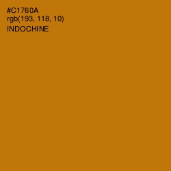 #C1760A - Indochine Color Image