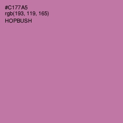 #C177A5 - Hopbush Color Image