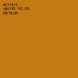 #C17A14 - Meteor Color Image