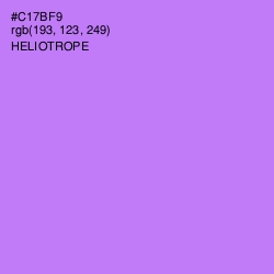 #C17BF9 - Heliotrope Color Image