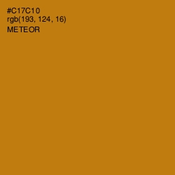 #C17C10 - Meteor Color Image