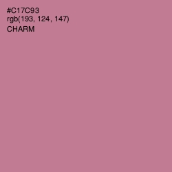 #C17C93 - Charm Color Image
