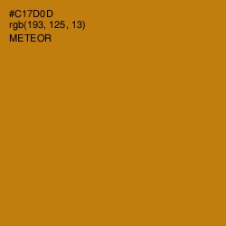 #C17D0D - Meteor Color Image