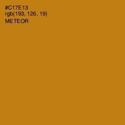 #C17E13 - Meteor Color Image