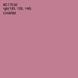 #C17E92 - Charm Color Image