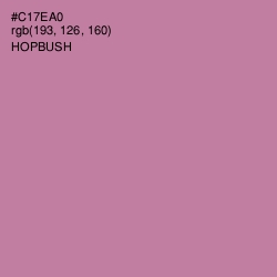 #C17EA0 - Hopbush Color Image