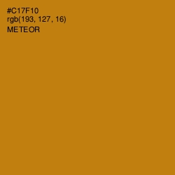 #C17F10 - Meteor Color Image