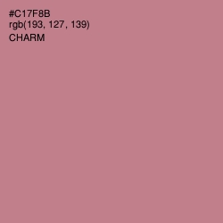 #C17F8B - Charm Color Image