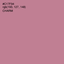 #C17F94 - Charm Color Image