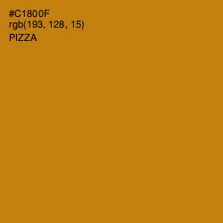 #C1800F - Pizza Color Image