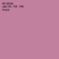 #C1809E - Puce Color Image