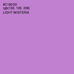 #C180D0 - Light Wisteria Color Image