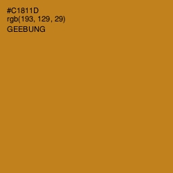 #C1811D - Geebung Color Image