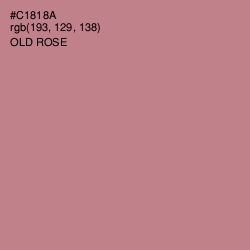 #C1818A - Old Rose Color Image