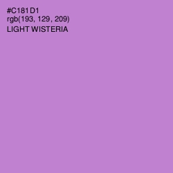 #C181D1 - Light Wisteria Color Image