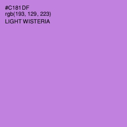 #C181DF - Light Wisteria Color Image