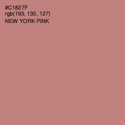 #C1827F - New York Pink Color Image