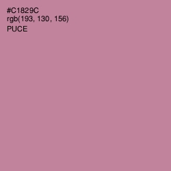 #C1829C - Puce Color Image